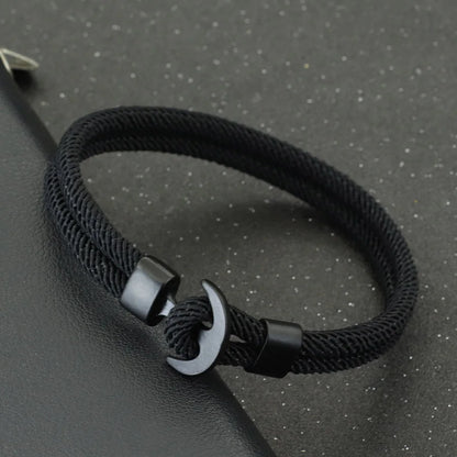 Double-Cord Rope Bracelet – Spectrum, Anchor Hook