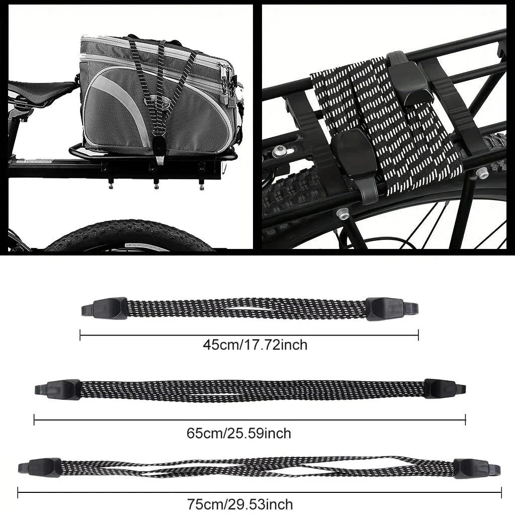 Elastic Bungee Strap with Hooks  Bike Cargo & Luggage Holder deideas