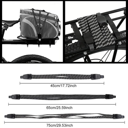 Elastic Bungee Strap with Hooks  Bike Cargo & Luggage Holder deideas
