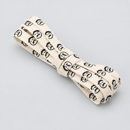 Bandana Graphic Flat Shoelaces – 8 mm, 70–200 cm