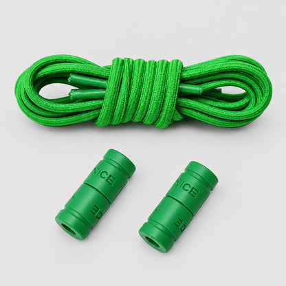 No-Tie Elastic Shoelaces with Color Buckle