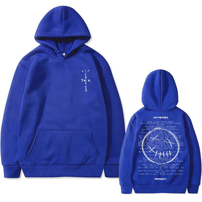 Face Graphic Pullover Hoodie – 12 Colors