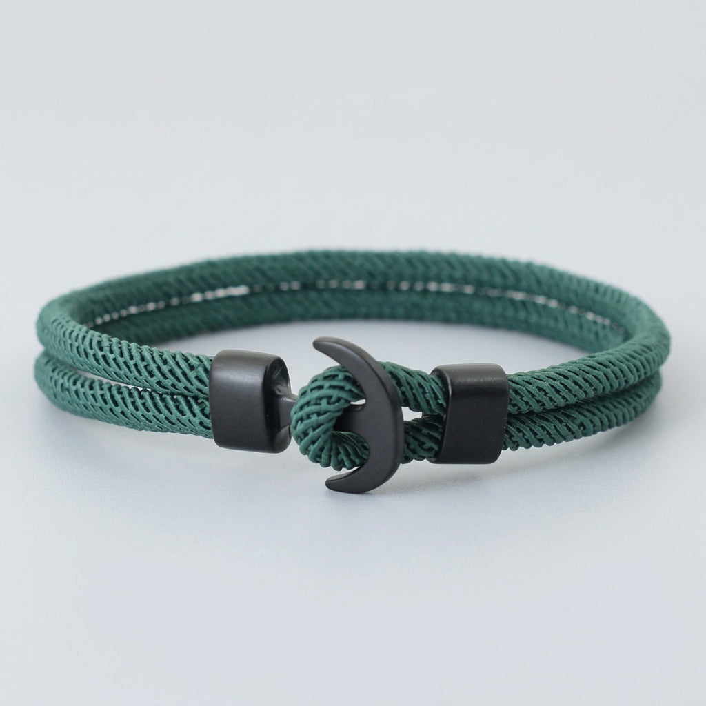 Double-Cord Rope Bracelet – Spectrum, Anchor Hook
