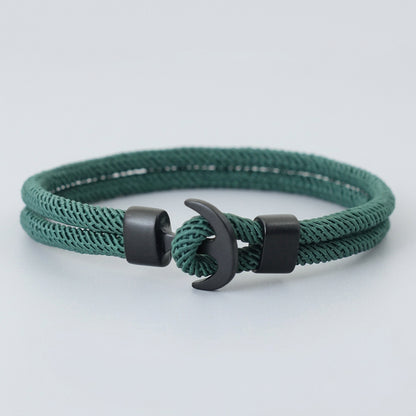 Double-Cord Rope Bracelet – Spectrum, Anchor Hook