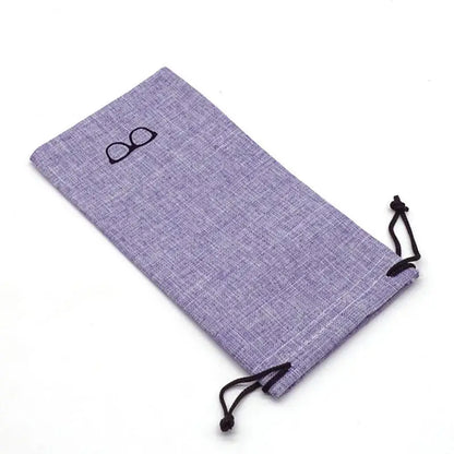 Linen Drawstring Pouch – 18 × 9 cm, 7 Colors