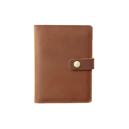 Passport Holder & Card Wallet – Snap Closure, 3 Colors