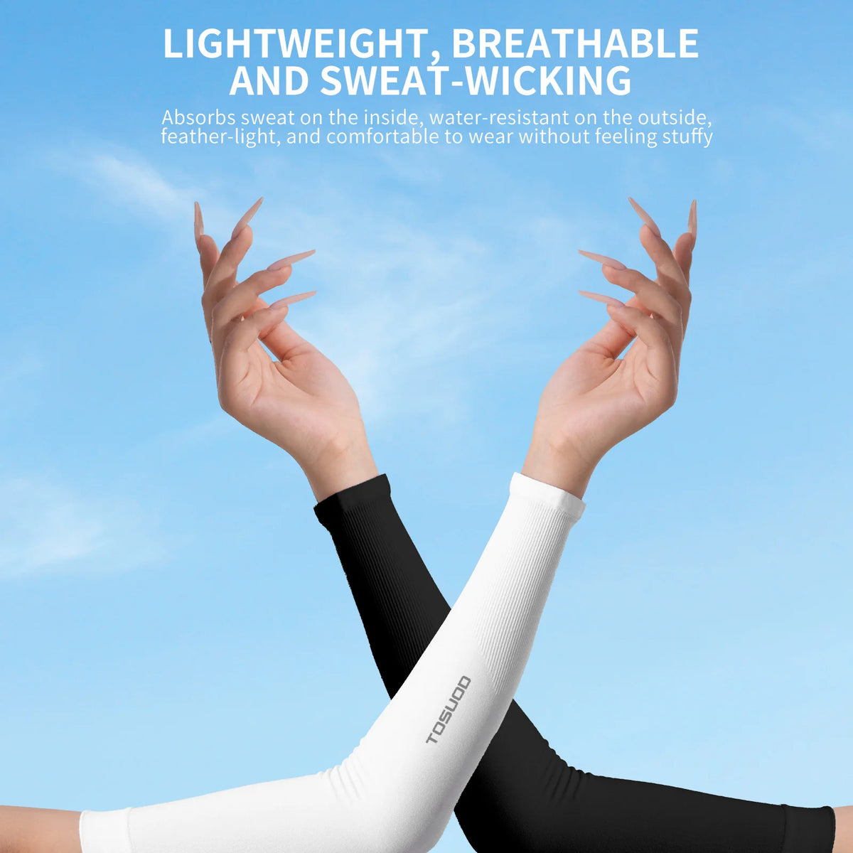 Ice Silk Arm Sleeves – UPF 50+ UV Protection, Cooling & Quick-Dry