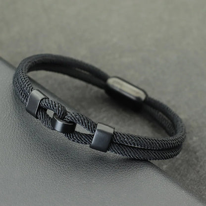 Adjustable Double-Cord Bracelet – Velocity, 6 Colors
