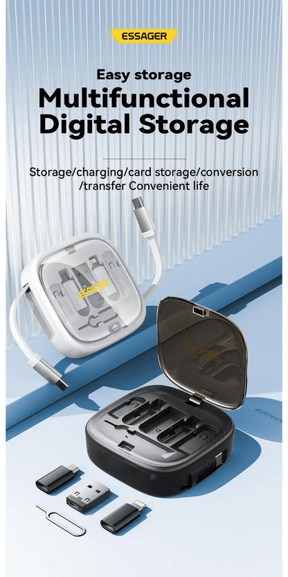 USB-C Travel Charging Kit – 60W Listed Output, Cable & Stand