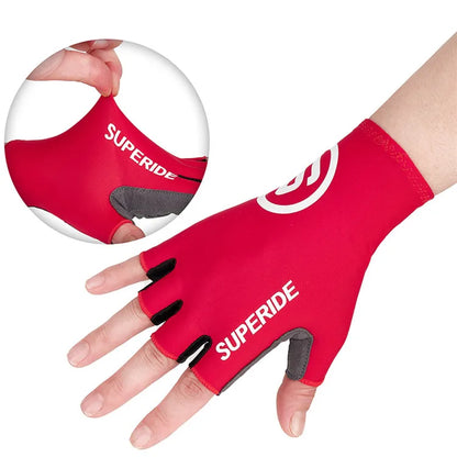 Half-Finger Cycling Gloves – Padded, Sizes S–XL