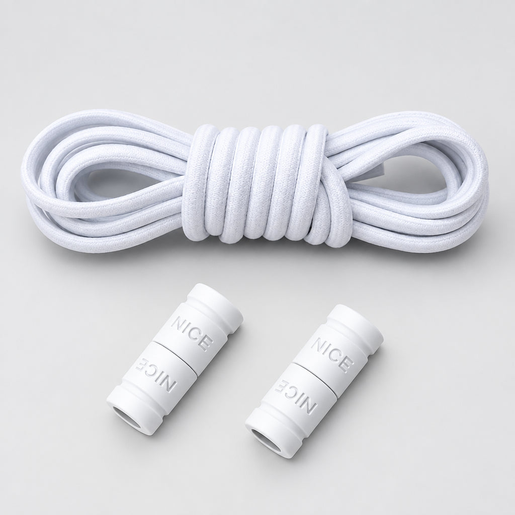 No-Tie Elastic Shoelaces with Color Buckle