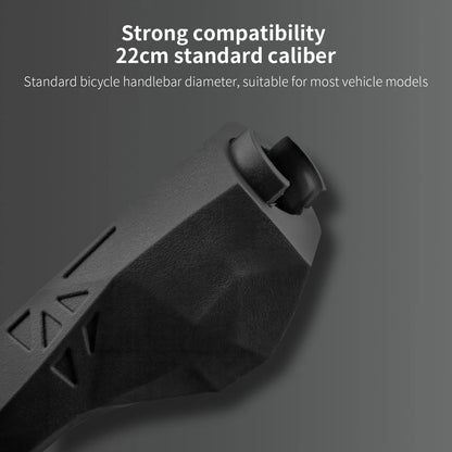 Ergonomic Lock-On Bike Grips – TPE, 13.5 cm, 1 Pair