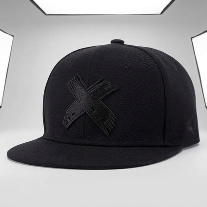 Hat Snapback Cap X Logo Casual Spring & Autumn Hip-Hop Style deideas