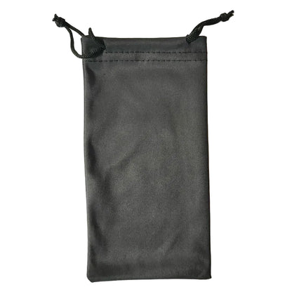 Microfiber Eyeglasses Pouch Soft Drawstring, 18x9cm