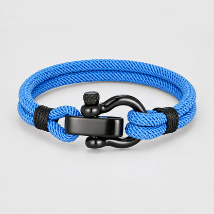 Outdoor Rescue Bracelet Durable Rope & Steel Shackle Buckle deideas