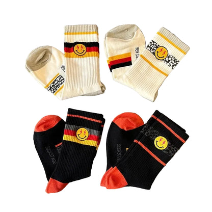 Striped Crew Socks 3-Pair Gift Box – Cotton Blend