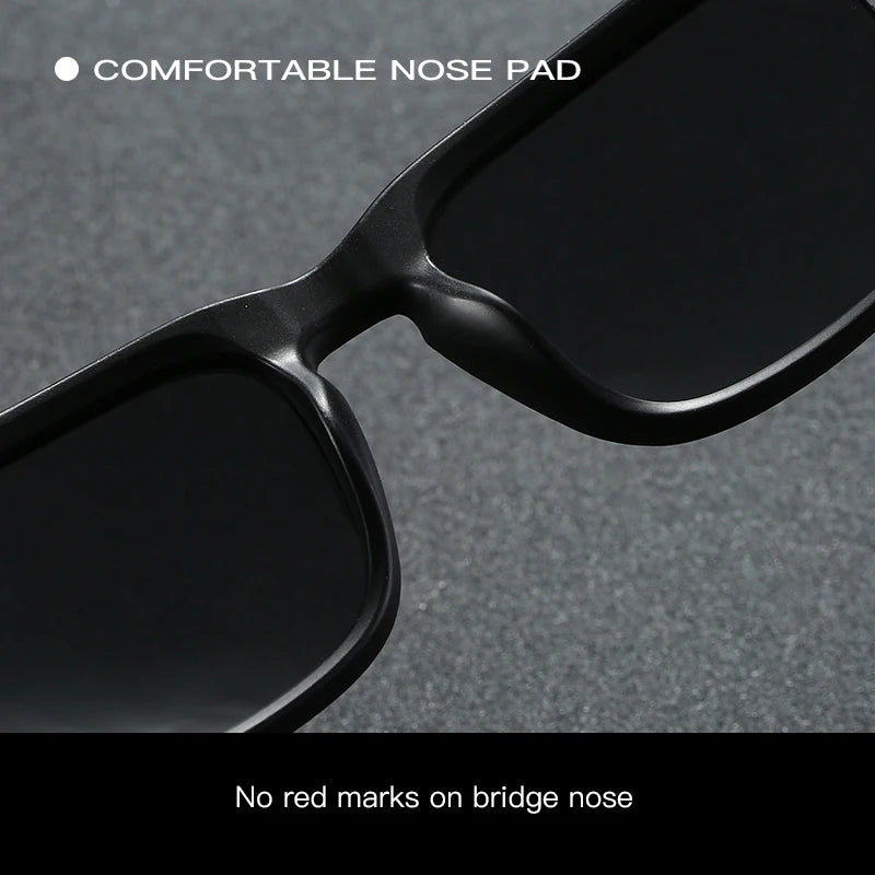 Rectangular Sunglasses – Solid & Patterned Frames, 6 Options