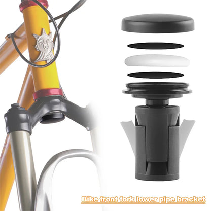 GPS Tracker Holder Bicycle Front Fork Down Tube Bracket Practical Bike Anti-lost Locator Case Bicycle Accessories for AirTag deideas