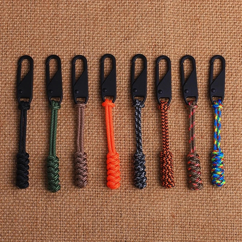 Handmade Snake Knot Paracord Zipper Pull  Durable Replacement & Bag Accessory deideas