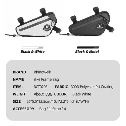 Water Resistant Bike Frame Bag deideas