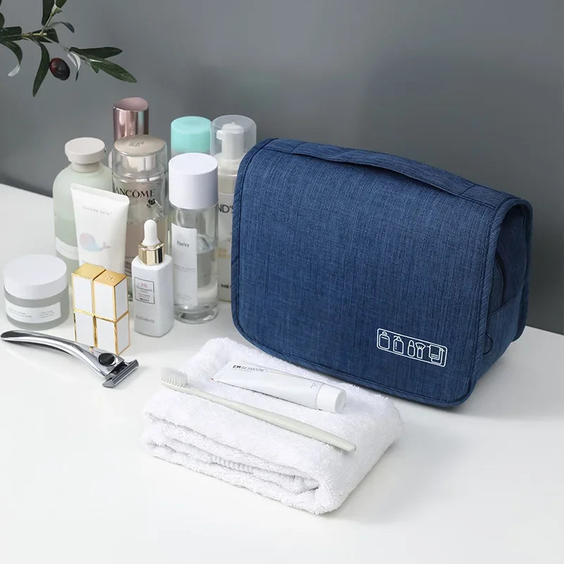 Hanging Toiletry Bag – Fold-Out Organizer, 3 Colors