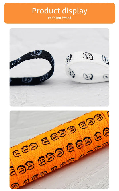 Bandana Graphic Flat Shoelaces – 8 mm, 70–200 cm