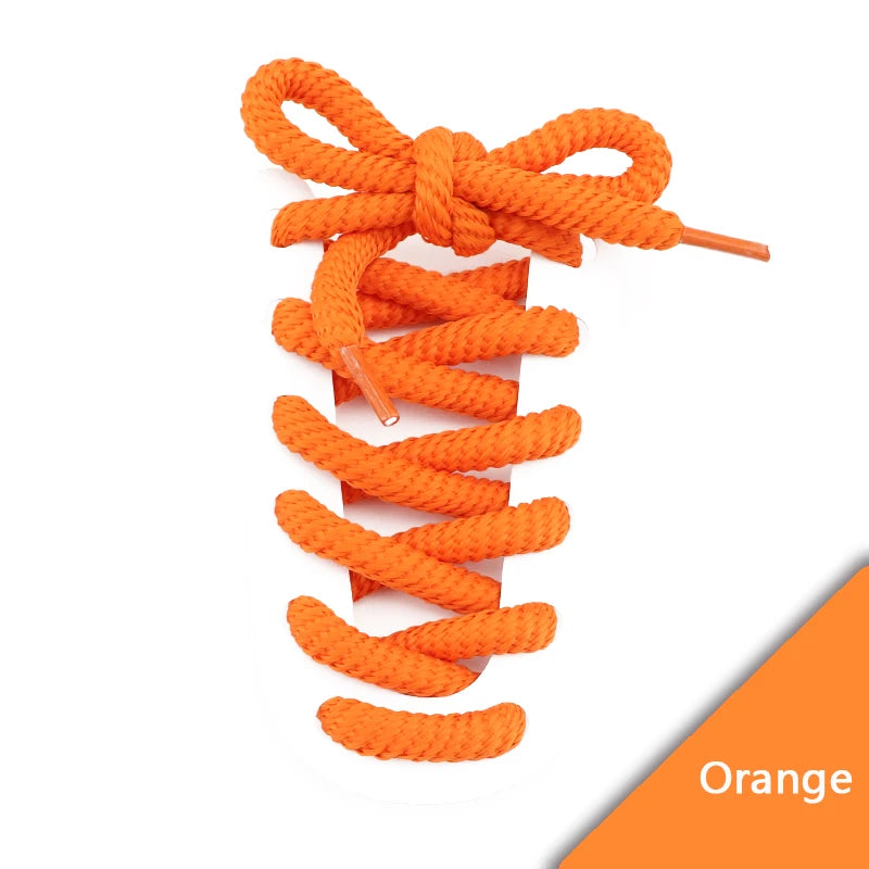 Round Rope Shoelaces – 18 Colors, 100–160 cm, One Pair