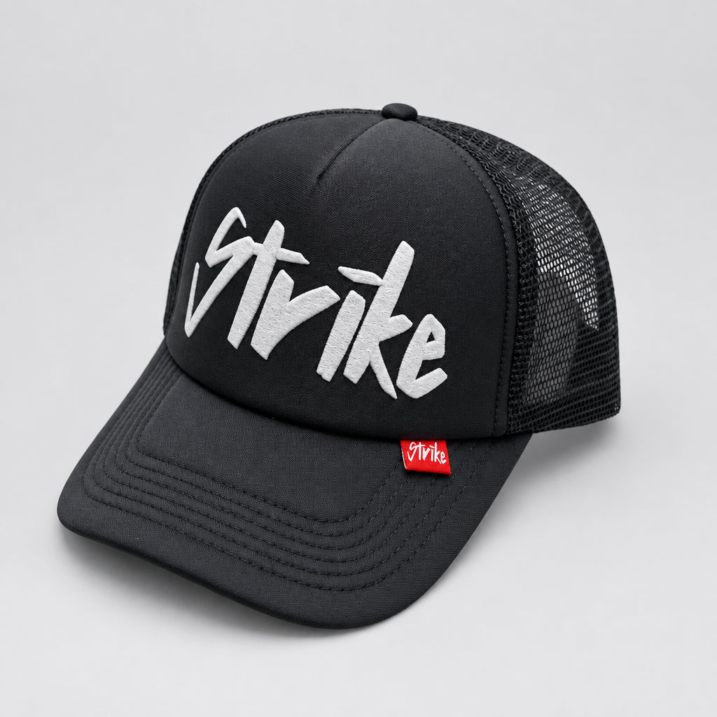Printed Letter Trucker Cap – Adjustable Unisex Hat, 52–60 cm