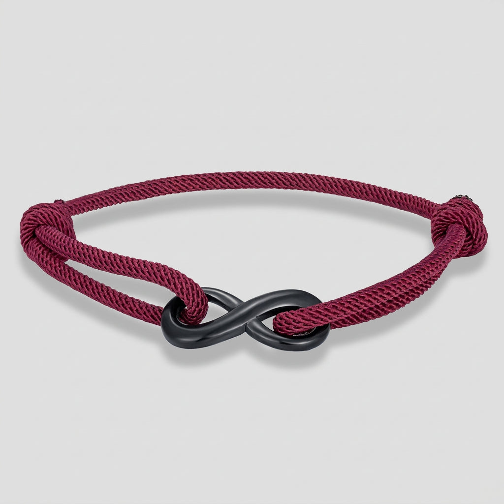 Infinity Rope Bracelet – Adjustable, 12 Color Options