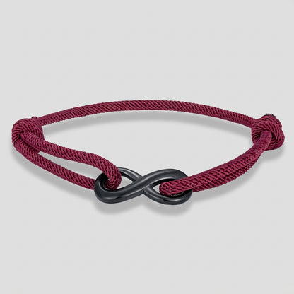 Infinity Rope Bracelet – Adjustable, 12 Color Options