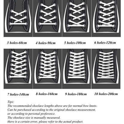Round Rope Shoelaces – 18 Colors, 100–160 cm, One Pair