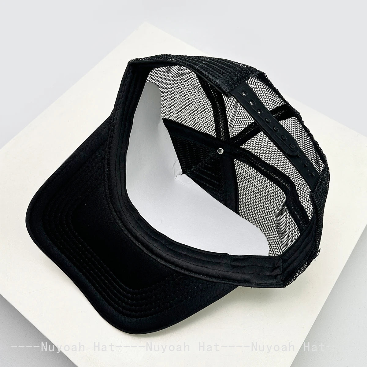 Printed Letter Trucker Cap – Adjustable Unisex Hat, 52–60 cm