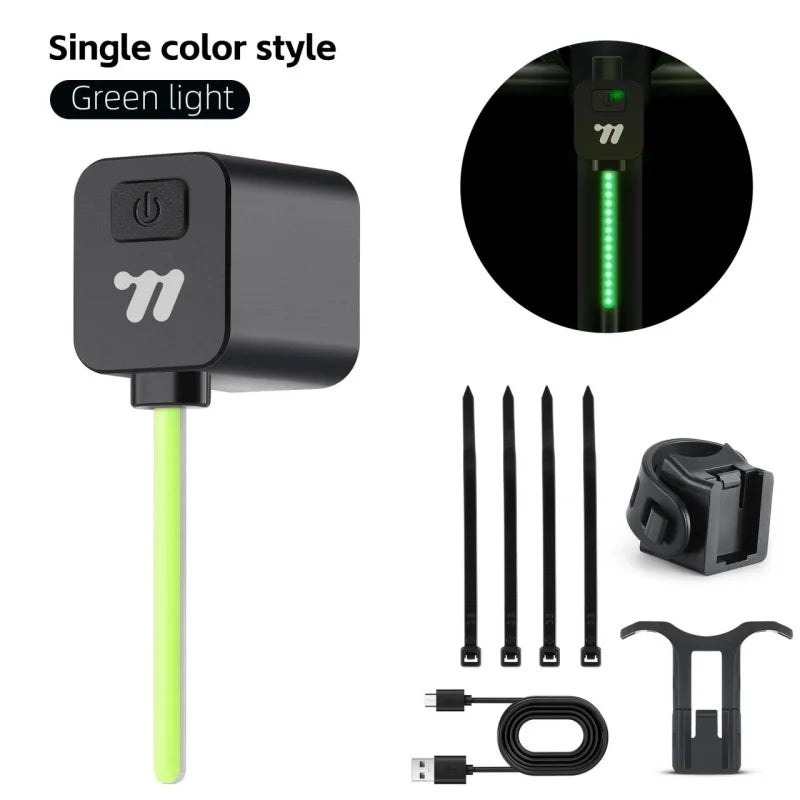 Rechargeable Bike Light – Interchangeable Shapes & Set Options