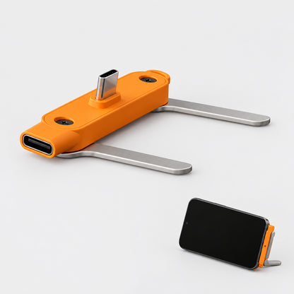 240W USB-C Cable & Folding Phone Stand Adapter – Set Options