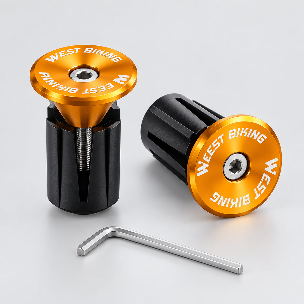 Aluminum Alloy Handlebar Bar End Plugs 6061, Mechanical Expansion