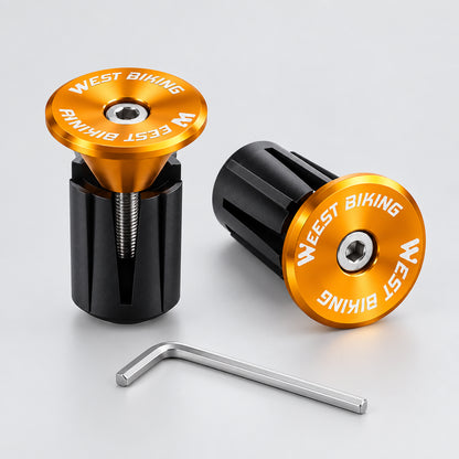 Aluminum Alloy Handlebar Bar End Plugs 6061, Mechanical Expansion