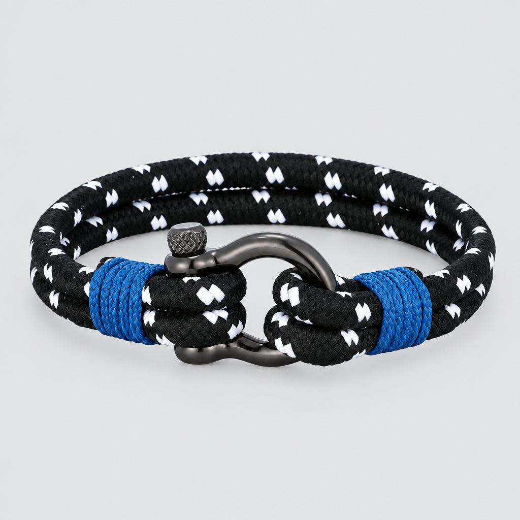 Classic Navy Rope Bracelet  Minimalist Unisex Jewelry Gift deideas