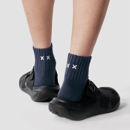 XX Embroidered Crew Socks – 4- or 5-Pair Packs