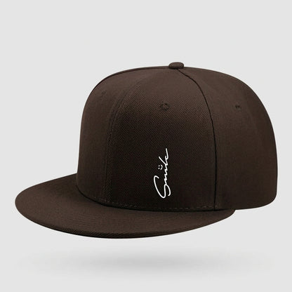 Smile Flat-Brim Cap – Bloom, 15 Colors