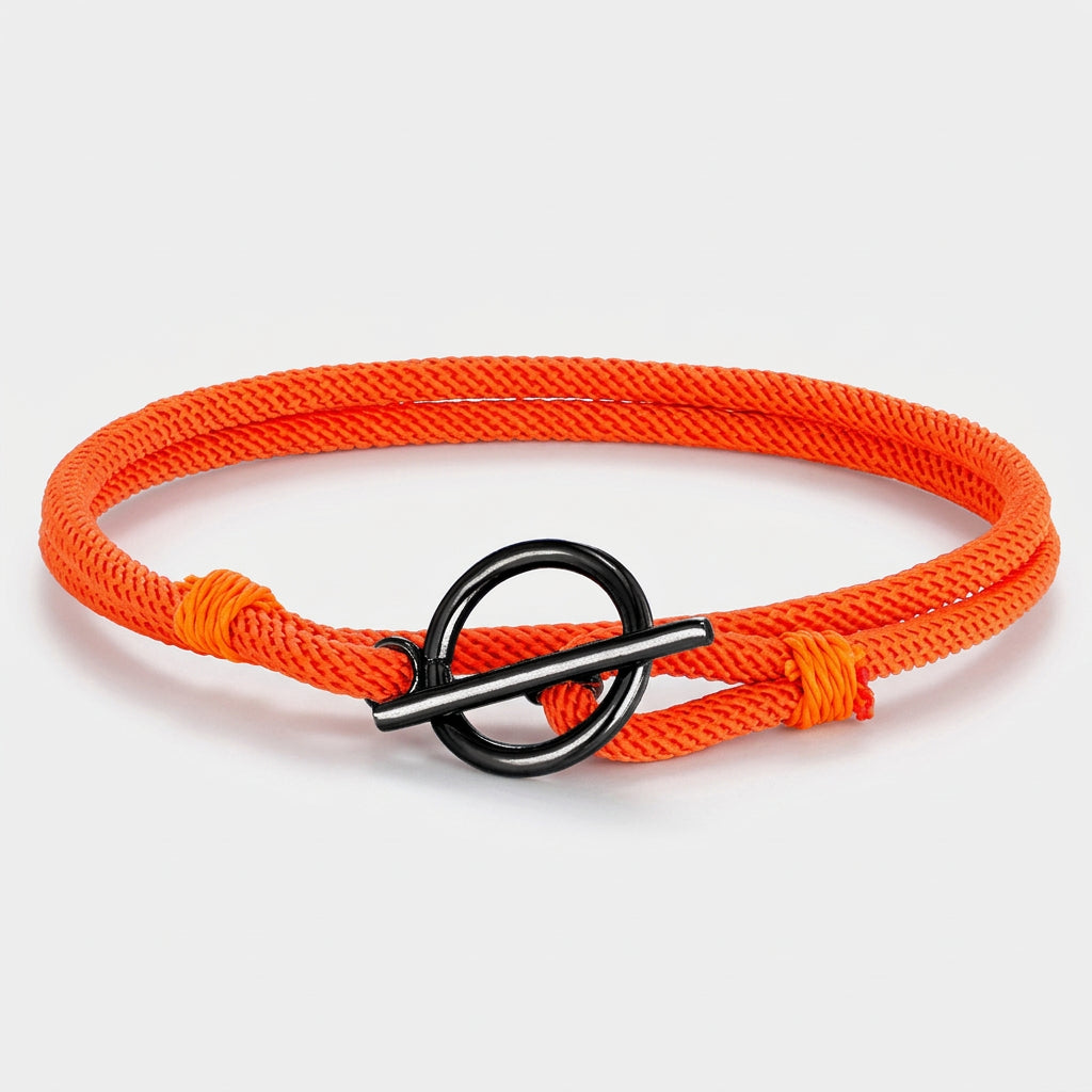 Stylish Rope Bracelet Nautical Design with Stainless Steel OT Buckle deideas