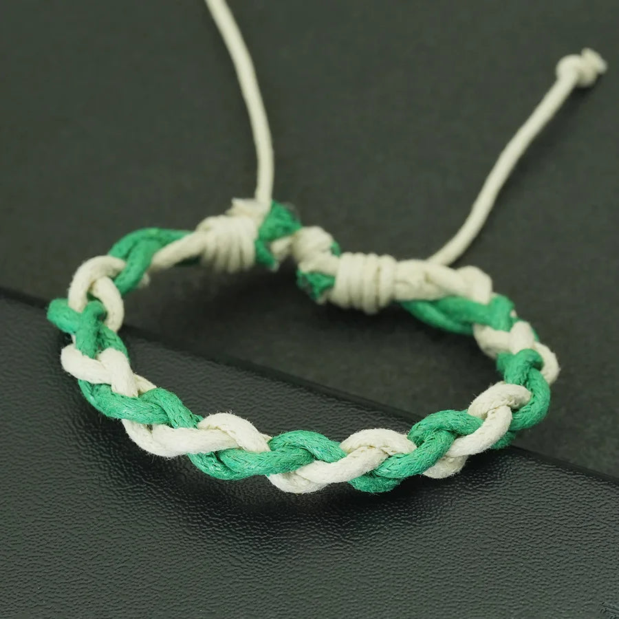 Adjustable Braided Cord Bracelet – Awaken, 4 Colors