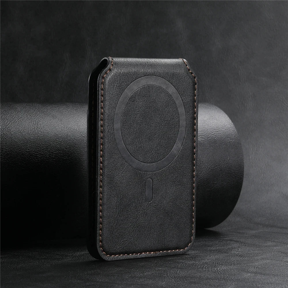 Wallet Pro Magnetic Leather Wallet for iPhone 17 16 Pro Max, 15, 14, 13, 12 and 11 deideas