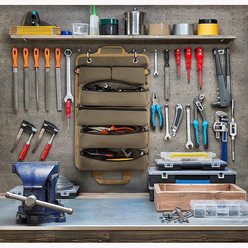High Quality Professional Multi Pocket Hardware Tool Bag Portable Small Tool Organizer Bag deideas