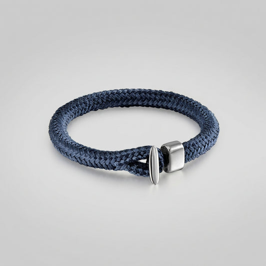Braided Rope Bracelet – Toggle Closure, 6 Colors, 19–21 cm