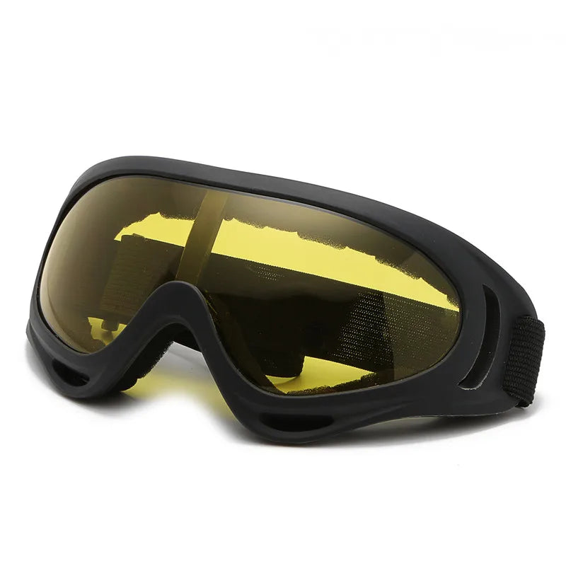 Wraparound Goggles – Foam Padding, Adjustable Strap, 6 Styles