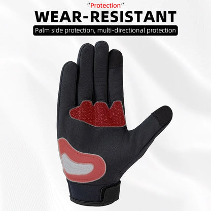 SUOMY Female Motorcycle Gloves Summer Breathable Non-slip Cycling Riding Glove Windproof Sensitive Touch Crashproof Lady Gloves deideas