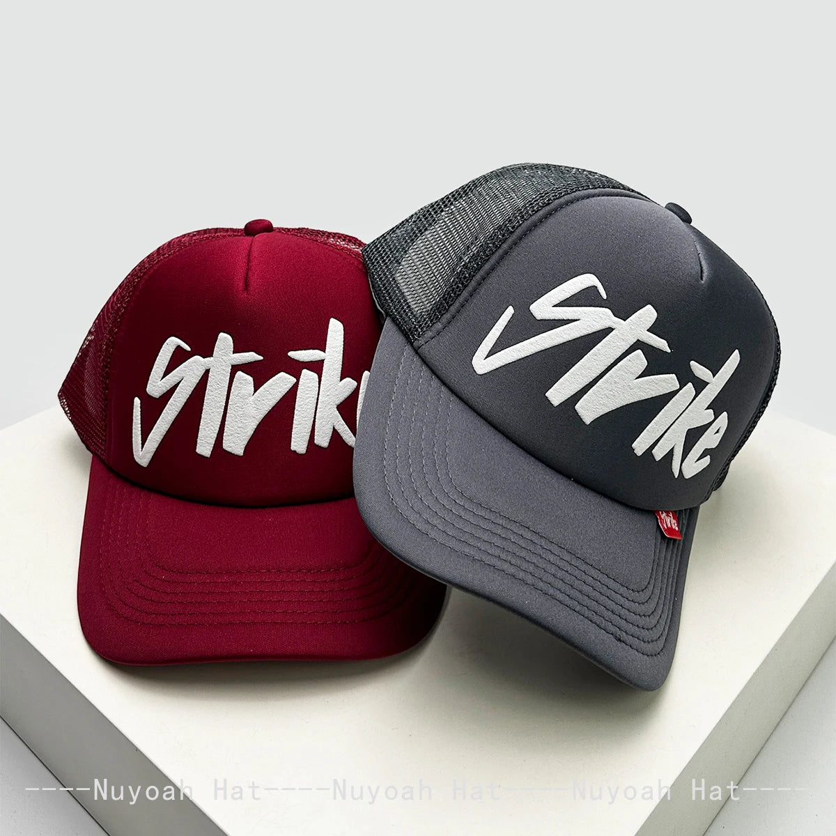 Printed Letter Trucker Cap – Adjustable Unisex Hat, 52–60 cm
