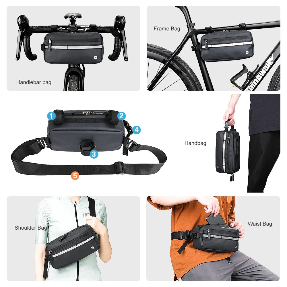 Portable Bike Handlebar Bag Multifunction Pannier deideas