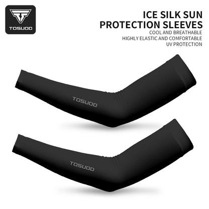 Ice Silk Arm Sleeves – UPF 50+ UV Protection, Cooling & Quick-Dry
