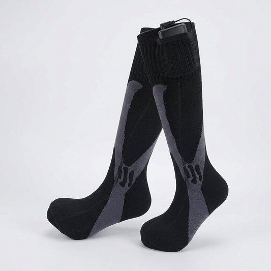 Rechargeable Heated Socks – Black or Pink, One Pair